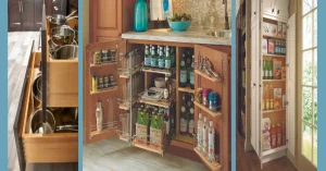 custom kitchen cabinet storage